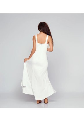 Vestido Para Mujer Con Cortes Unicolor Ariadne Derek