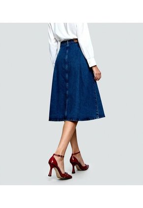 Falda Para Mujer Azul Medio_Oscuro Derek
