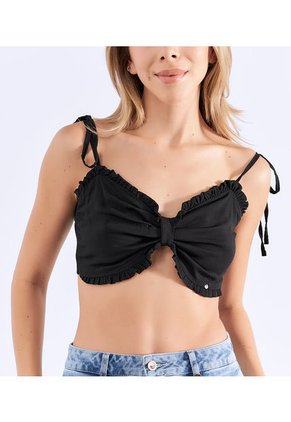 Blusa De Tiras Para Mujer Encauchada Derek