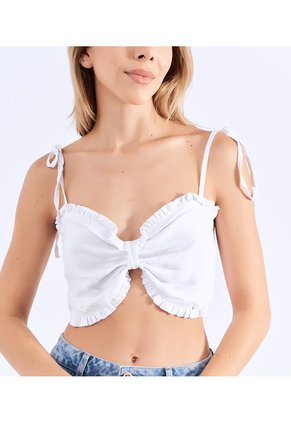 Blusa De Tiras Para Mujer Encauchada Derek