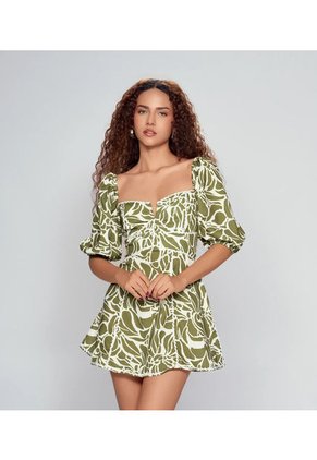 Vestido Estampado Para Mujer Derek