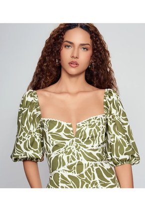 Vestido Estampado Para Mujer Derek