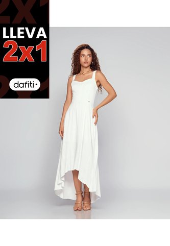 Vestido Para Mujer Con Cortes Unicolor Ariadne Derek Derek