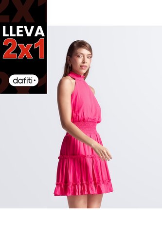 Vestido Para Mujer Corto Manga Sisa Derek Derek