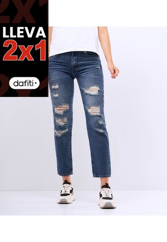 Jean Para Mujer Straight Derek Derek