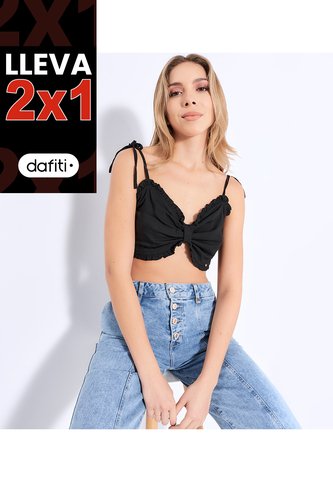 Blusa De Tiras Para Mujer Encauchada Derek Derek