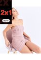 Vestido Corto Para Mujer Straple Derek de Derek