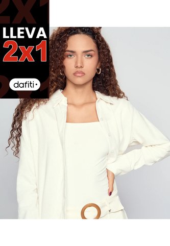 Blusa Camisera Para Mujer Unicolor  Derek Derek