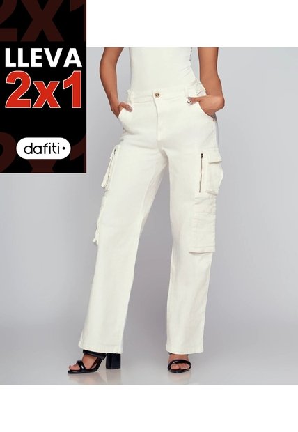 Jean Para Mujer Cargo Derek