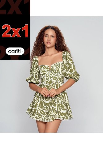 Vestido Estampado Para Mujer Derek Derek