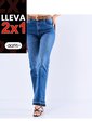 Jean Para Mujer Bota Straight Con Proceso  Derek de Derek