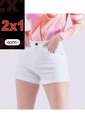 Short Para Mujer En Indigo Unicolor Karime Derek de Derek