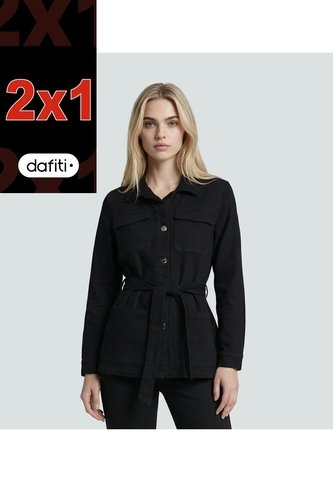 Chaqueta Para Mujer Negro Derek Derek