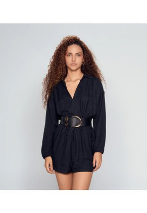 Enterizo Short Para Mujer Manga Larga Derek