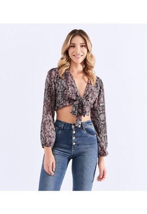 Blusa Para Mujer Con Escote Derek