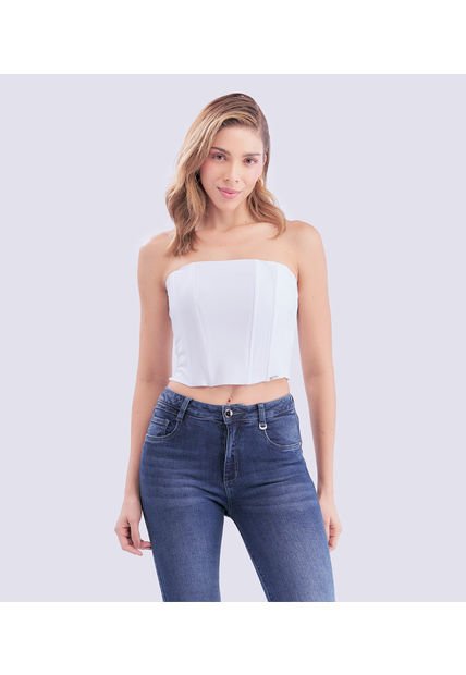 Blusa Tipo Corset Para Mujer Derek