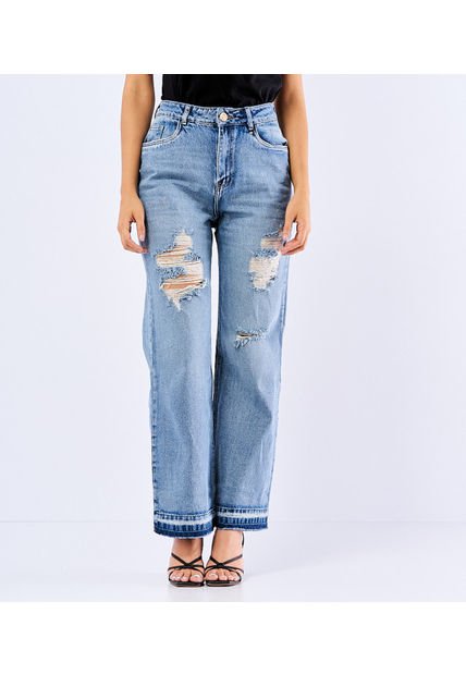 Jean  Mujer Praga Azul Derek