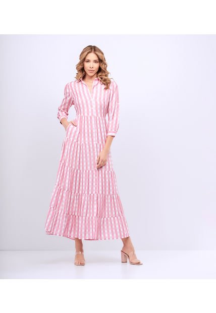 Vestido Para Mujer Camisero Largo Derek