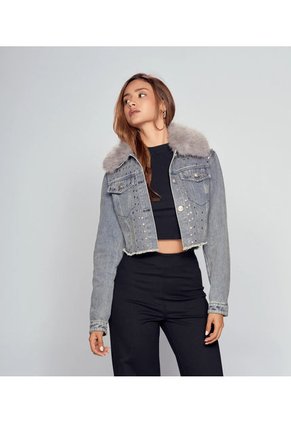 Chaqueta En Denim Para Mujer Derek
