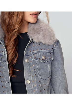 Chaqueta En Denim Para Mujer Derek