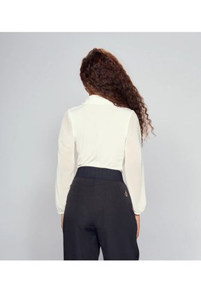 Blusa Tipo Body Con Drapeado Para Mujer Derek