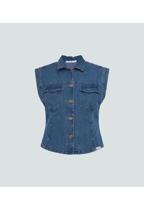 Chaleco Para Mujer Azul Medio_Claro Derek