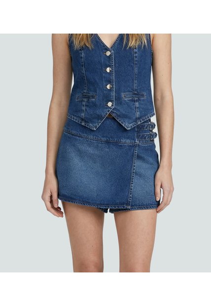 Falda Para Mujer Azul Medio_Oscuro Derek