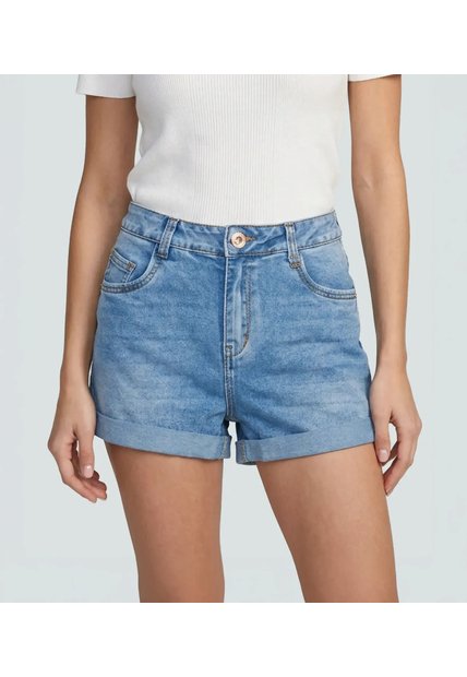 Short Para Mujer Azul Medio_Claro Derek