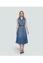 Vestido Para Mujer Azul Medio_Claro Derek de Derek