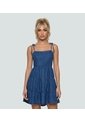 Vestido Para Mujer Azul Medio_Oscuro Derek de Derek