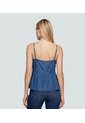 Blusa Para Mujer Azul Medio_Claro Derek de Derek