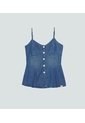Blusa Para Mujer Azul Medio_Claro Derek de Derek