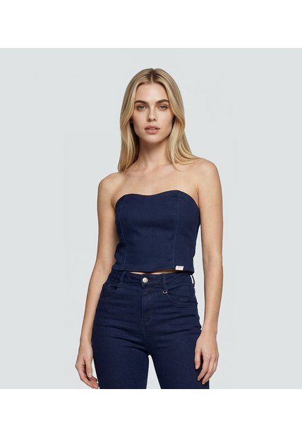 Blusa Para Mujer Azul Medio_Oscuro Derek