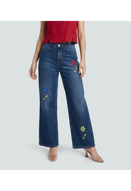 Jean Para Mujer Wide Leg Derek