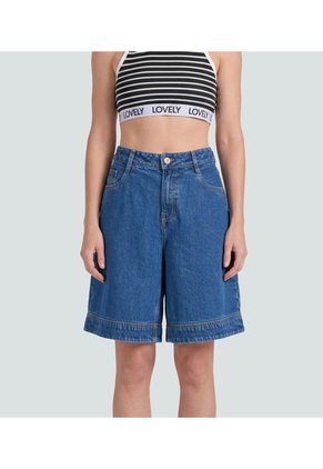 Short Para Mujer Azul Medio_Claro Derek Lovely