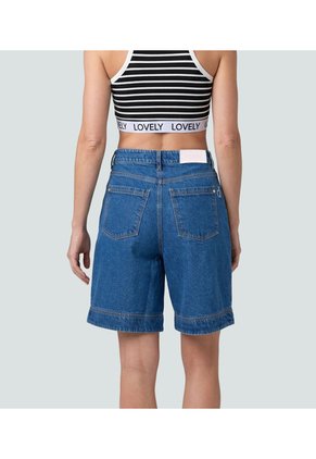 Short Para Mujer Azul Medio_Claro Derek Lovely
