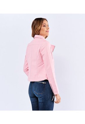 Chaqueta De Cuero Polipiel Mujer Derek