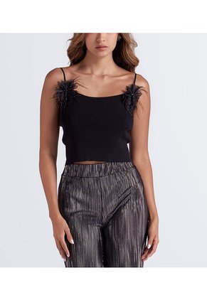 Blusa Unicolor De Tiras Derek