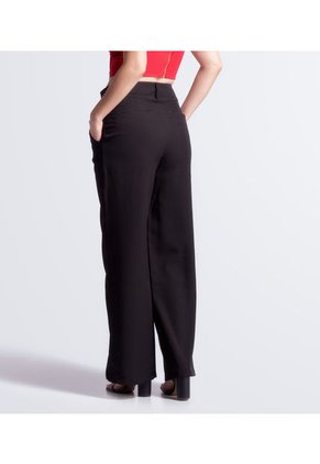 Pantalon Bota Bell Unicolor  Para Mujer  Derek