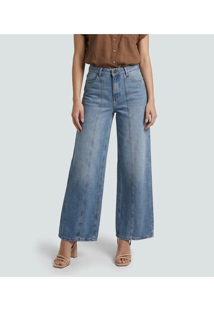 Jean Para Mujer Azul Medio_Claro Derek