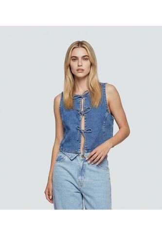 Chaleco Para Mujer Azul Medio_Claro Derek Lovely Derek