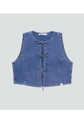 Chaleco Para Mujer Azul Medio_Claro Derek Lovely