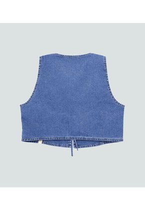 Chaleco Para Mujer Azul Medio_Claro Derek Lovely