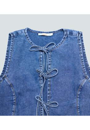 Chaleco Para Mujer Azul Medio_Claro Derek Lovely