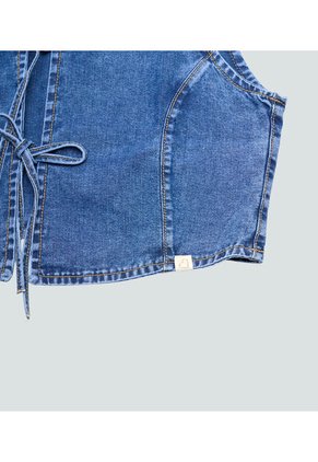 Chaleco Para Mujer Azul Medio_Claro Derek Lovely