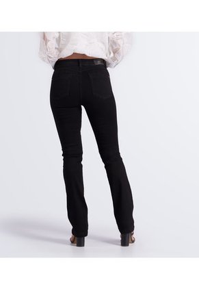 Jean Para Mujer  Bota Recta Unicolor Derek