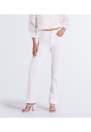 Jean Para Mujer Bota Recta Unicolor Derek