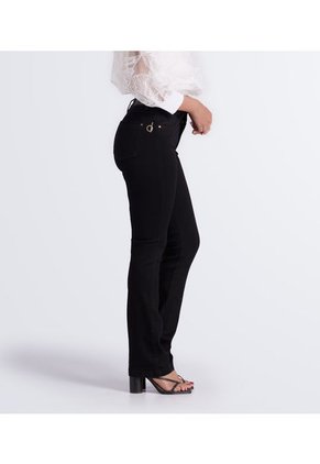 Jean Para Mujer  Bota Recta Unicolor Derek