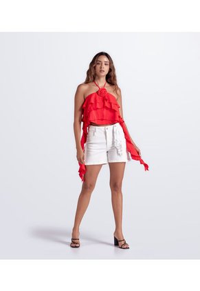 Short Para Mujer Largo En Indigo Derek