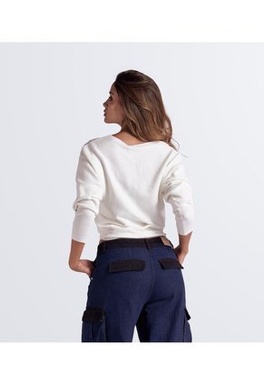 Buzo Cuello Redondo Unicolor Derek